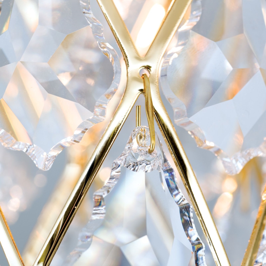 Mennyezeti lámpatest RITA 1xG9/40W/230V átm. 9 cm arany