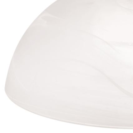 RULA láncos csillár 1xE27/40W/230V, átm. 35 cm, fehér/bronz