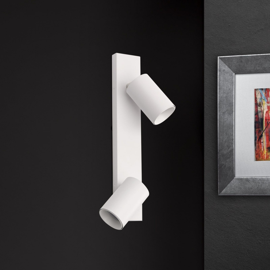 Fali spotlámpa SEAN 2xGU10/13W/230V fehér