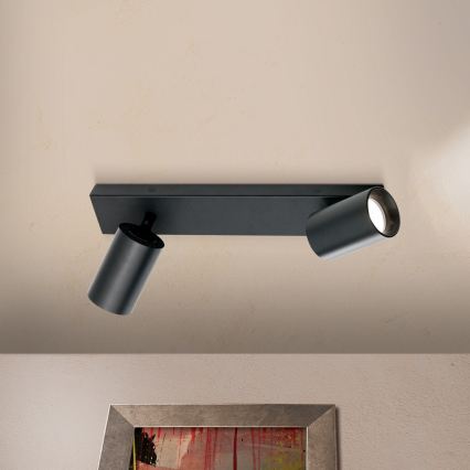 SEAN spotlámpa 2xGU10/13W/230V fekete