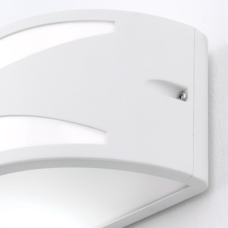 Kültéri fali lámpatest SHELL 1xE27/40W/230V IP54 fehér