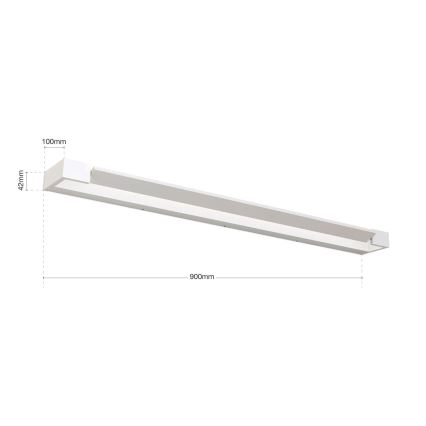 LED fürdőszobai tükörmegvilágítás MARILYN LED/24W/230V 90 cm IP44 fehér