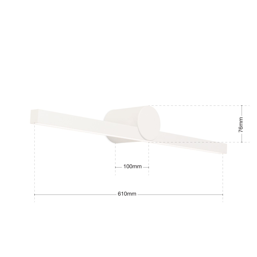 LED Fürdőszobai tükörmegvilágítás BEAUTY LED/12W/230V 61 cm IP54 fehér