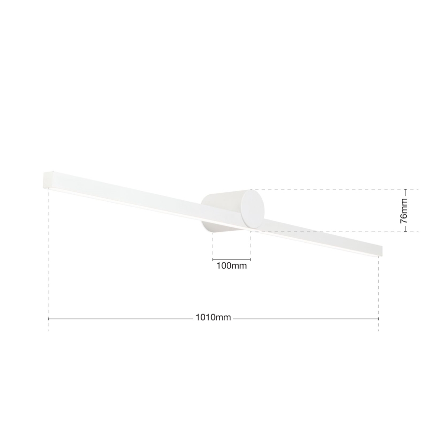 LED Fürdőszobai tükörmegvilágítás BEAUTY LED/24W/230V 101 cm IP54 fehér