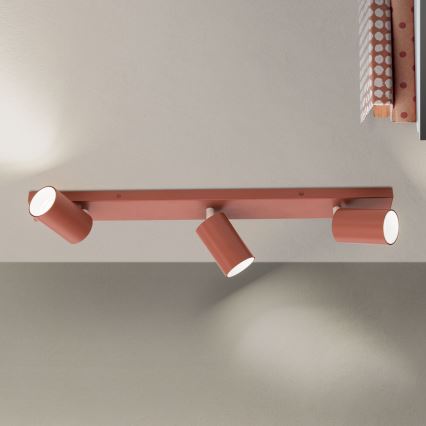 Spotlámpa PENN 3xGU10/13W/230V téglaszínű