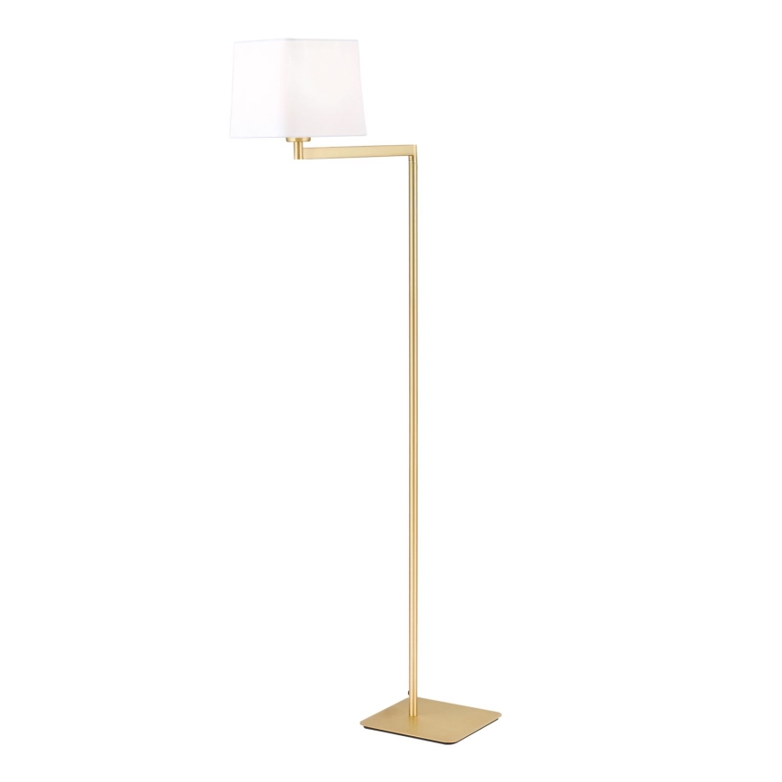 Állólámpa CARLTON 1xE27/40W/230V fehér/arany