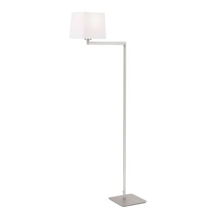 Állólámpa CARLTON 1xE27/40W/230V fehér/matt króm