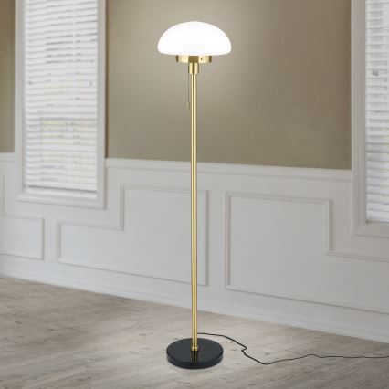 Állólámpa SPARTA 1xE27/40W/230V arany/fekete