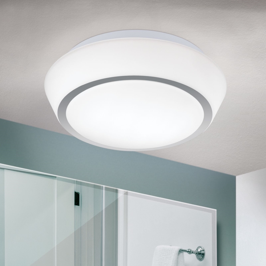 Fürdőszobai mennyezeti lámpatest TENA 2xE27/60W/230V átm. 30 cm IP44 fehér