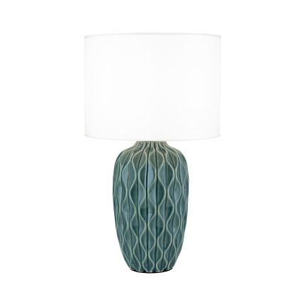 TORTUGA asztali lámpa 1xE27/40W/230V zöld/fehér