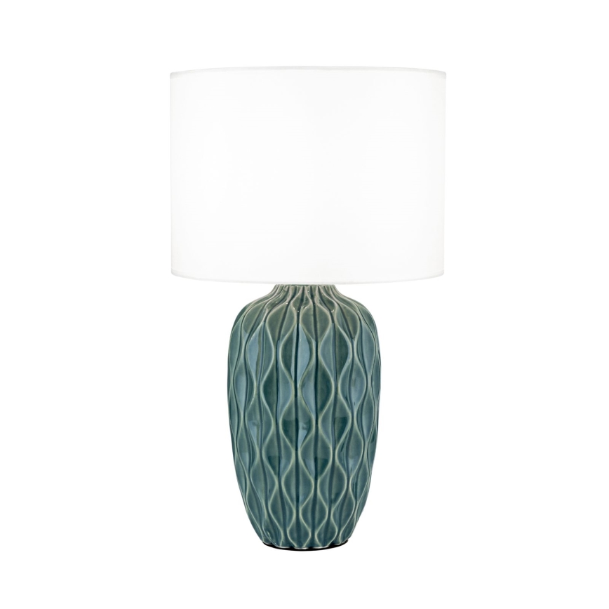 TORTUGA asztali lámpa 1xE27/40W/230V zöld/fehér