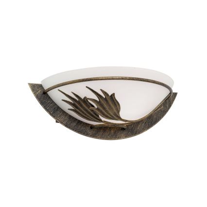 Fali lámpa FLEUR 1xE14/60W/230V bronz