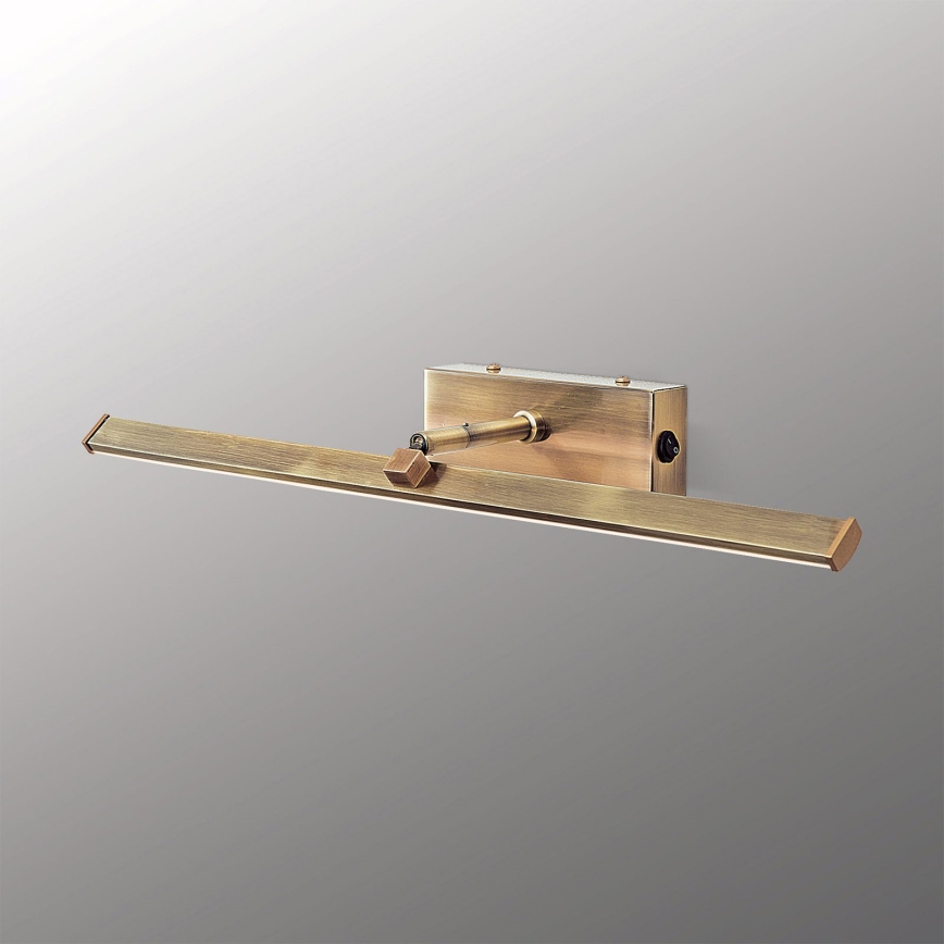 LED Képmegvilágító PUBLIO LED/10W/230V 50 cm arany/patinás