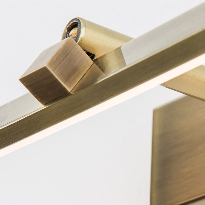 LED Képmegvilágító PUBLIO LED/10W/230V 50 cm arany/patinás