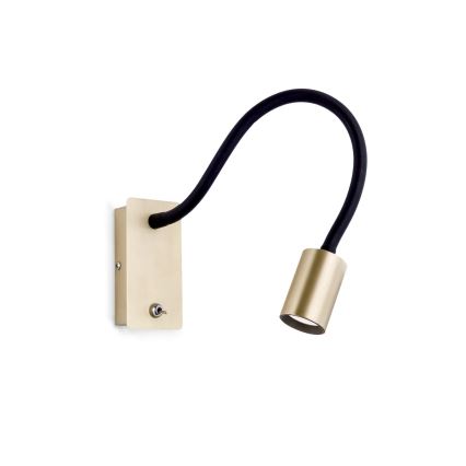 LED Rugalmas fal kislámp KURT LED/5W/230V arany