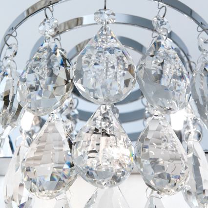 Fali kristály lámpa CELESTE 2xG9/40W/230V fényezett króm