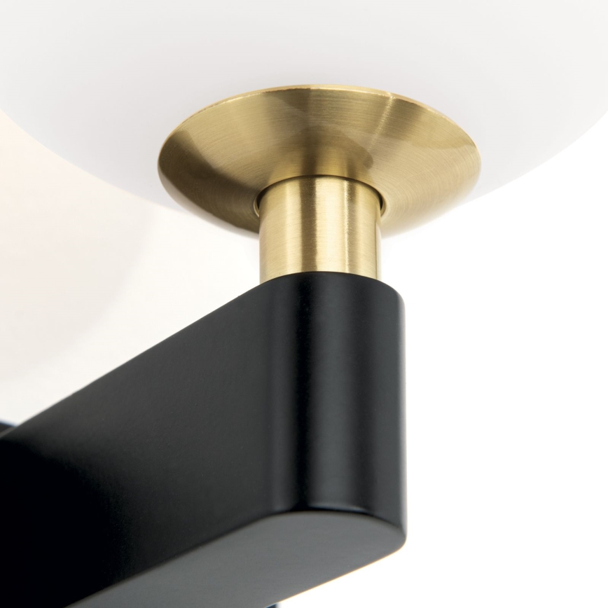 Fürdőszobai fali lámpa MARA 1xG9/20W/230V IP44 fekete