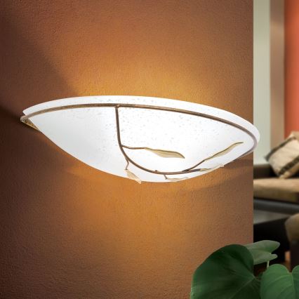 Orion WA 2-943/1 - Fali lámpa LUCA 1xE27/60W/230V bronz/patinás