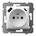 Ospel - Keret nélküli otthoni fali aljzat 230V + 1xUSB-A + 1xUSB-C ARIA fehér