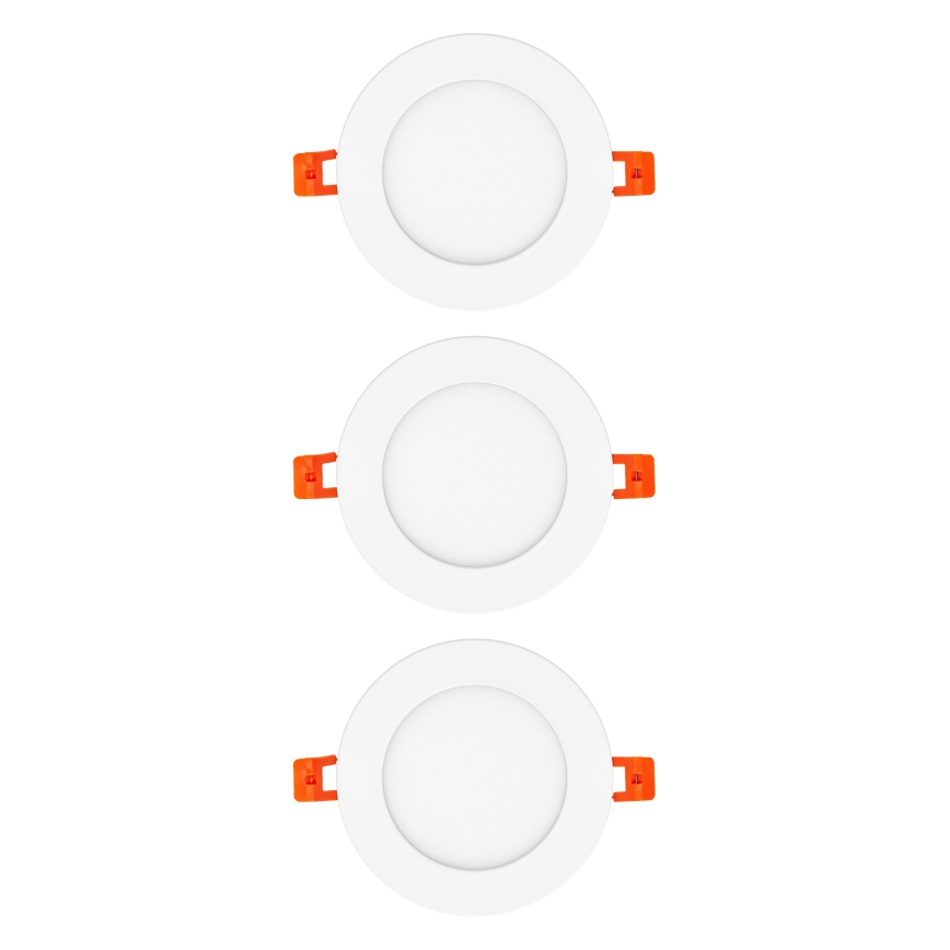 Osram - 3 db-os LED beépíthető spot szett, 8W/230V, 3000K, átm. 12 cm, fehér