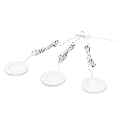 Osram - SZETT 3x LED alá szerelhető világítótest UNDERCABINET LED/8,5W/230V 3000K fehér