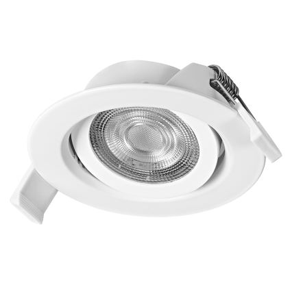 Osram - 3 darabos készlet: dimmelhető, beépíthető SPOT LED lámpatest, 4,9 W/230 V, 2700 K, átm. 8,7 cm, fehér