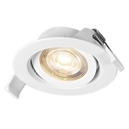 Osram - 3 darabos készlet: dimmelhető, beépíthető SPOT LED lámpatest, 4,9 W/230 V, 2700 K, átm. 8,7 cm, fehér