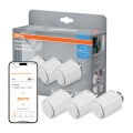 Osram - 3 db SMART+ termosztatikus radiátorfej készlet, 3×AA, Wi-Fi