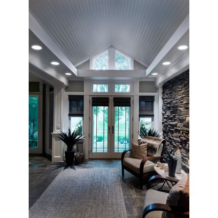 Osram - 6 darabos szett ESSENTIAL LED/18W/230V, 6500K, Ø 22 cm, fehér