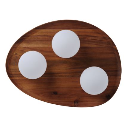 Osram - ACACIA NEST mennyezeti lámpatest 3xG9/5W/230V akác