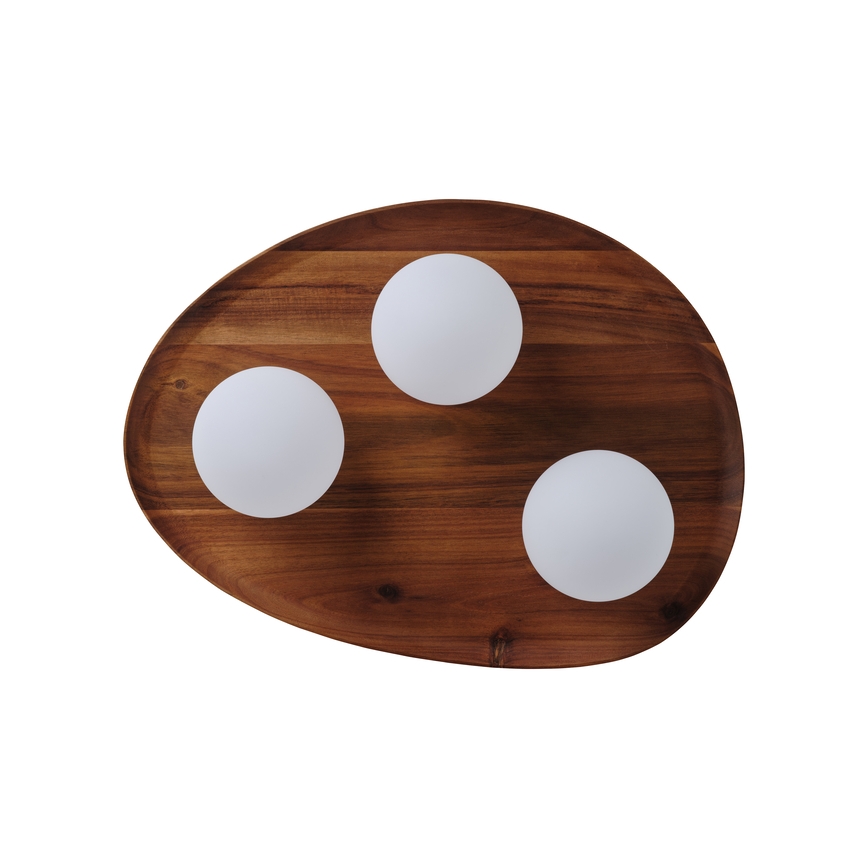 Osram - ACACIA NEST mennyezeti lámpatest 3xG9/5W/230V akác