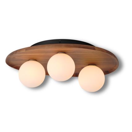 Osram - ACACIA NEST mennyezeti lámpatest 3xG9/5W/230V akác