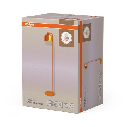 Osram - Állólámpa DECOR COROLLE 1xE27/15W/230V narancssárga