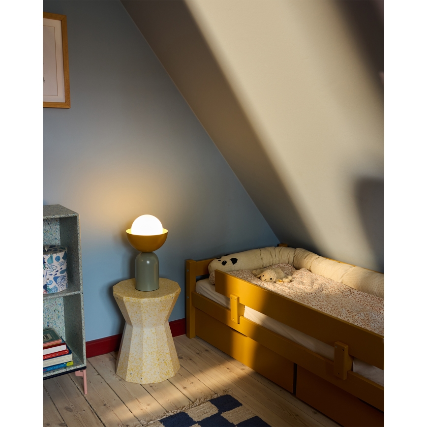 Osram - Asztali lámpa DECOR BOWL 1xE14/25W/230V zöld/sárga