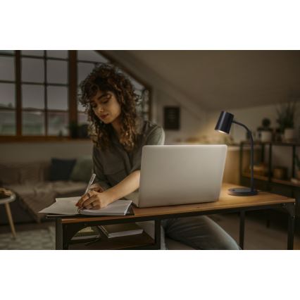 Osram - Asztali lámpa DESK LINE 1xGU10/9W/230V fekete
