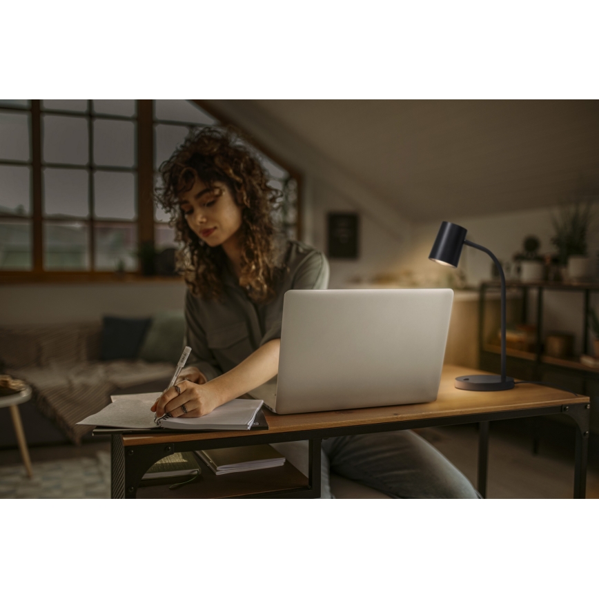 Osram - Asztali lámpa DESK LINE 1xGU10/9W/230V fekete