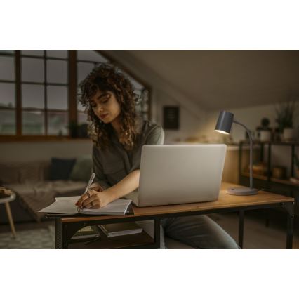 Osram - Asztali lámpa DESK LINE 1xGU10/9W/230V szürke