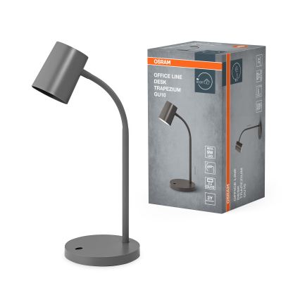Osram - Asztali lámpa DESK LINE 1xGU10/9W/230V szürke