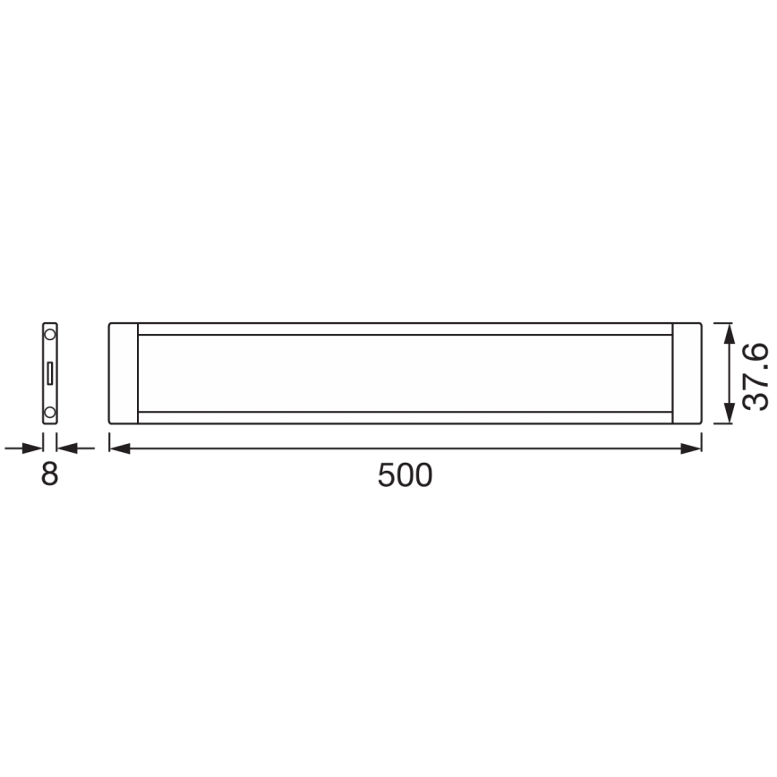Osram - Bővítő készlet dimmelhető pult alatti LED lámpatest LED/8W/24/230V 2700-6500K Wi-Fi fehér