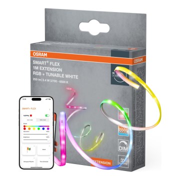 Osram - Bővítőkészlet dimmelhető RGB+TW LED szalaghoz SMART+ FLEX 1m LED/3,4W/24V 2700-6500K Wi-Fi