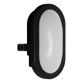 Osram - BULKHEAD LED-es kültéri fali lámpa, 6W, 230V, IP54, fekete