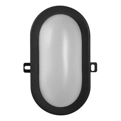Osram - BULKHEAD LED-es kültéri fali lámpa, 6W, 230V, IP54, fekete