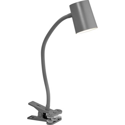 Osram - Csíptetős asztali lámpa DESK LINE 1xGU10/9W/230V szürke