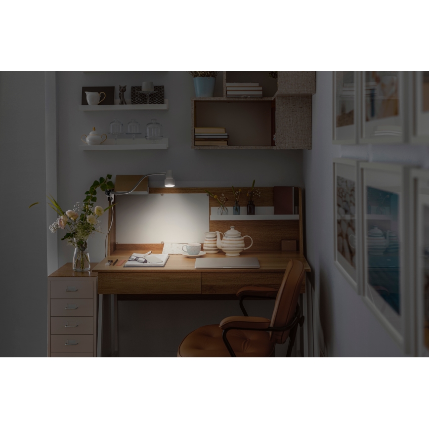 Osram - Csíptetős lámpa CLIP STEP FLEX 1xGU10/5W/230V fehér