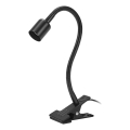 Osram - Csíptetős lámpa CLIP TUBE FLEX 1xGU10/5W/230V fekete