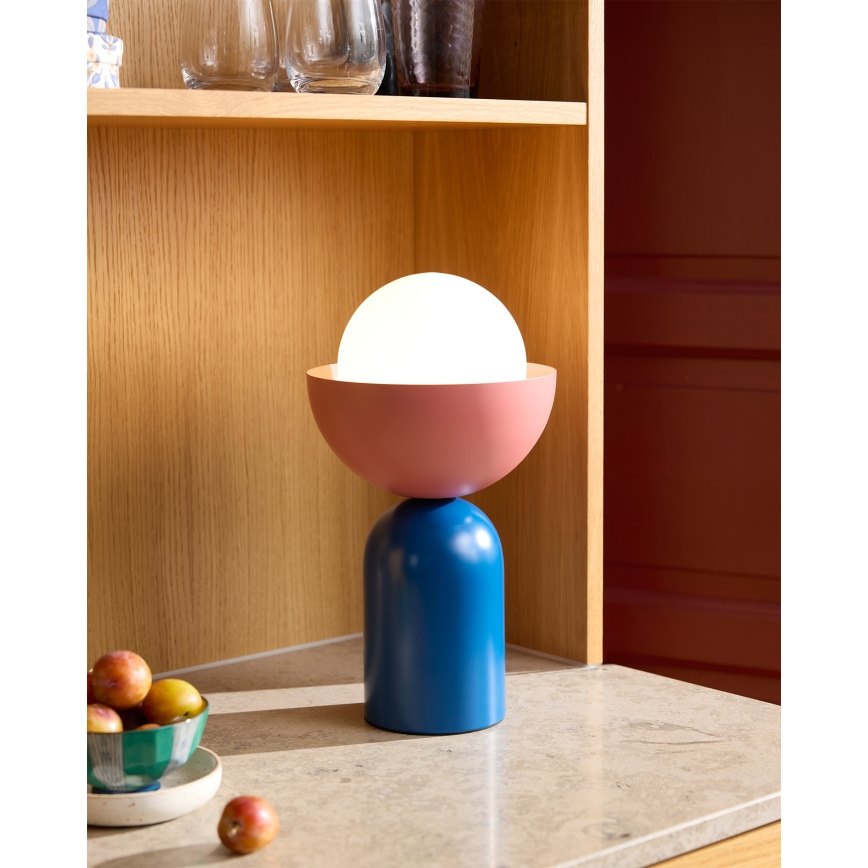Osram - DECOR BOWL asztali lámpa 1xE14/25W/230V kék/rózsaszín