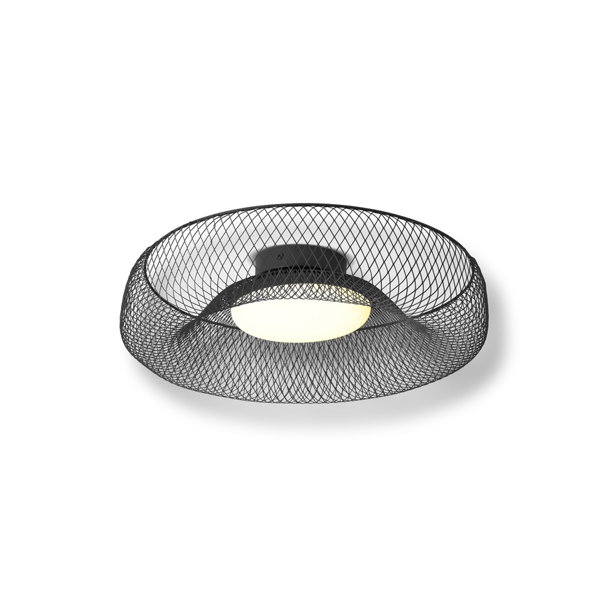Osram - DECOR MESH LED mennyezeti lámpatest LED/18,5W/230V, átmérő 30 cm, fekete