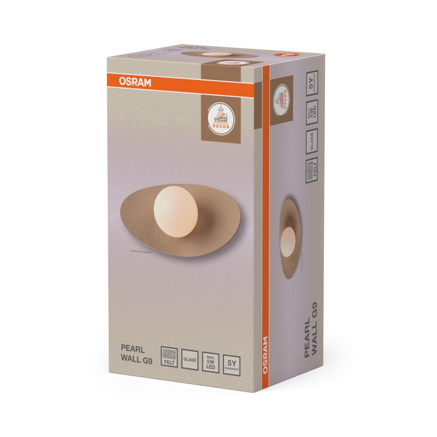 Osram - DECOR PEARL fali lámpatest 1xG9/5W/230V bézs