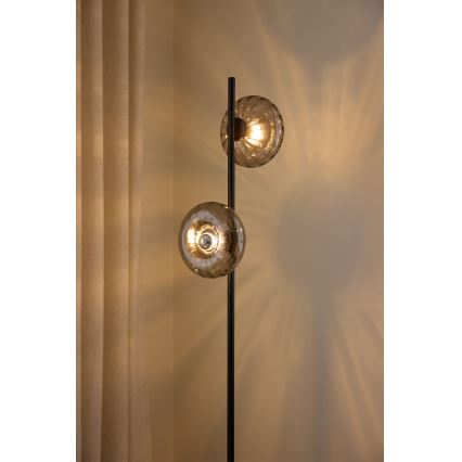 Osram - DECOR SMOKE állólámpa 2xE14/12W/230V fekete/füstszürke