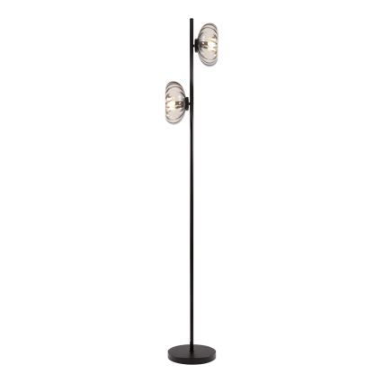 Osram - DECOR SMOKE állólámpa 2xE14/12W/230V fekete/füstszürke